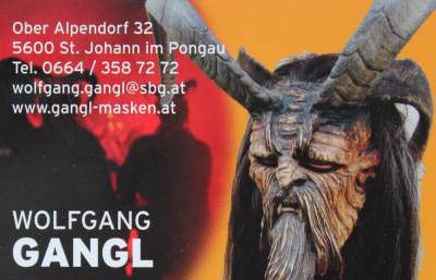 Visitenkarte Wolfgang Gangl